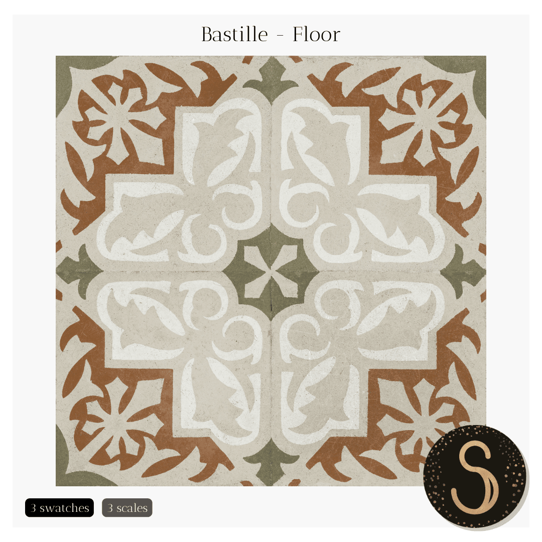 Скриншот мода Плитка для пола Bastille Floor